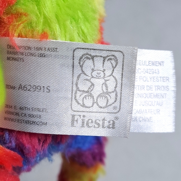 Hanging monkey soft toy cotton candy - Jess. - Picture 11 of 11